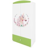 HAPPYKIDS Garderobni ormar Dreamy konj Zelena | shoptok.hr