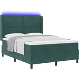  s opruga kutije s LED trakama Zelena 140 x 190 cm Baršun | shoptok.hr