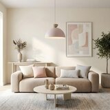  Luster na sajli NEVIS 1xE27/15W/230V, prečnik 50 cm, krem boje | Eponuda.com
