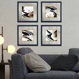 Wallity Set uramljenih slika CAM1871409, 4 Dela | ePonuda.com
