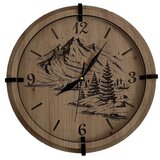  Li-Go 23676/DUB5 - Zidni sat 1xAA prečnik 32 cm hrast/Planine | Eponuda.com