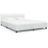  Okvir za krevet od umjetne kože bijeli 160 x 200 cm | shoptok.hr