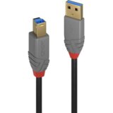 Lindy 36743 USB kabel 3 m USB 3.2 Gen 1 (3.1 Gen 1) USB A USB B Črna, Siva | Shoptok.si