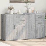  Komoda 2 kom siva boja hrasta 60x31x70cm od konstruiranog drva | shoptok.hr