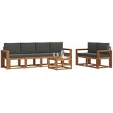  Set vanjskih sofa 7 kom. Prirodna i antracit | shoptok.hr
