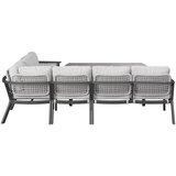 Amatio JEDILNA LOUNGE GARNITURA tkanina aluminij | Shoptok.si