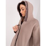 RELEVANCE Sweatshirt-RV-BL-9225.96P-dark beige | Shoptok.si