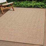  Tepih ZIZUR 200 x 200 cm s izgledom jute unutarnji i vanjski | Eponuda.com