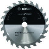 Bosch standard za drvo list kružne testere za akumulatorske testere 173x1,5/1,0x20 T24 2608837690 | ePonuda.com