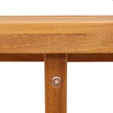  Vrtni blagovaonski stol ovalni 200x90x75 cm masivno drvo akacije | shoptok.hr