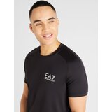 Ea7 Emporio Armani Funkcionalna majica črna / bela | Shoptok.si