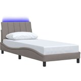  Okvir za krevet bez madraca smeđesivi 90x200cm od tkanine | shoptok.hr