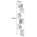 MID.YOU KOTNI REGAL 19,6/123,6/19,6 cm hrast sonoma | Shoptok.si