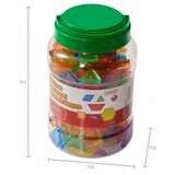  Masterkidz set Montessori blokova tangram mozaika 140 kom. | shoptok.hr