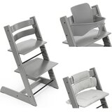 Stokke stol za hranjenje Tripp Trapp set 3v1 storm grey/nordic grey 685200- blazina | Shoptok.si