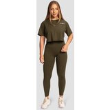 GymBeam Women‘s Limitless Cropped T-Shirt Espresso | ePonuda.com