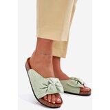 Boto Women's Sandals On Cork Sole With Bow Mint Seressa | ePonuda.com