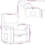  Naslonjač za noge crna tkanina - Ručno guranje unatrag | shoptok.hr
