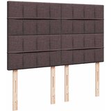  Otomanski krevet s madracem i LED tamnosmeđi 140x190 cm tkanine | Eponuda.com