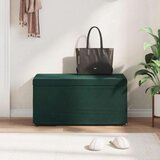  Stolica Tamnozelena 81 x 41 x 40 cm Svileni i Fino Radeći Drvo - Tamnozelena 80 cm Baršun | shoptok.hr