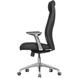 MID.YOU pisarniški stol usnje črna | Shoptok.si