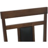  Stolac za blagovanje 2 pcs Svijetlosmeđa i crna | shoptok.hr