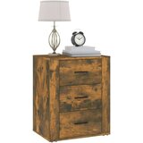  Nočna omarica dimljeni hrast 50x36x60 cm inženirski les, (20731077) | Shoptok.si