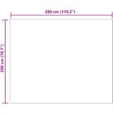  Tepih od umjetne ovčje kože TAFALLA Crna 200 x 280 cm Poliester | shoptok.hr
