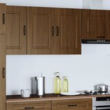 Maison Chic Kuhinjska stenska omarica - Kuhinjska omarica Kalmar rjavi hrast inženirski les iu1375, (22063950) | Shoptok.si