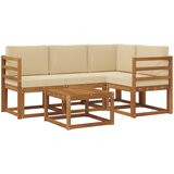  Set vanjskih sofa 5 kom. Prirodna i bež | Eponuda.com