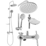 REA Bath REA Tuš set kromirani LUIS Chrome | shoptok.hr