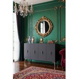 Hanah home komoda Ayshe 120, 120 cm, antracit / srebrna | Eponuda.com