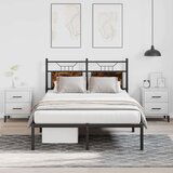 vidaXL Okvir kreveta bez madraca boja hrasta 120 x 200 cm drveni | shoptok.hr
