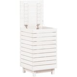  Košara za rublje bijela 44 x 44 x 76 cm od masivne borovine | shoptok.hr