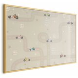  Plakat - Racing Cars 60x40 Zlatni okvir | shoptok.hr