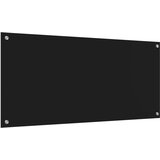  Kuhinjski zid Crna 110 x 50 cm Staklo otporno na udarce | shoptok.hr
