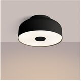 Sollux Črna stropna svetilka ø 30 cm Blacko – | Shoptok.si