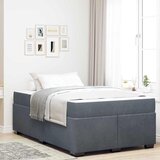  Krevetna konstrukcija Tamno siva 120 x 190 cm tkanina | shoptok.hr