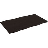 Stolna ploča tamnosmeđa 100x60x2 cm obrađena masivna hrastovina | Eponuda.ba