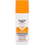 Eucerin Sun Protection Pigment Control Tinted Gel-Cream zaščita pred soncem za obraz 50 ml odtenek Medium za ženske