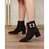 Resti Black women's low stiletto boots Masemart | ePonuda.com