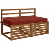  Jastuk za sjedalo SOEST 100% poliester Crvena 120 x 60 x 10 cm | shoptok.hr