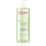 Topicrem AC Purifying Cleansing Gel gel za dubinsko čišćenje masne i osjetljive kože lica 400 ml Cijene