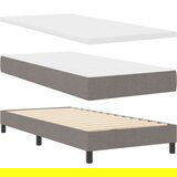 Box Spring Krevet s Madracem Taupe 90x190 cm Tkanina | shoptok.hr