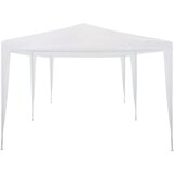 vidaXL Šotor za zabave 3x6 m PE bele barve | Shoptok.si