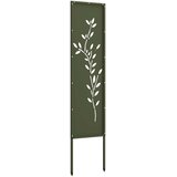  Privatnost u vrtu Cvjetni Maslinovo zelena 32 x 140 cm | shoptok.hr