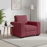 SOFA fotelja vino crvena 100x77x82 cm tkanina - boja crnog vina 1 100 cm Cijene