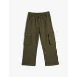 Koton Basic Cargo Sweatpants with Flap Pocket Detail and Tie Waist cene