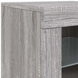  Komoda s LED svjetlima boja sivog hrasta 162 x 37 x 67 cm | shoptok.hr