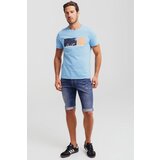 Legendww muške plave slim fit teksas bermude 1952-8272-m3 Cene